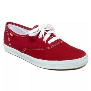Keds Womens Champion Originals Canvas Red Sneakers Size 11